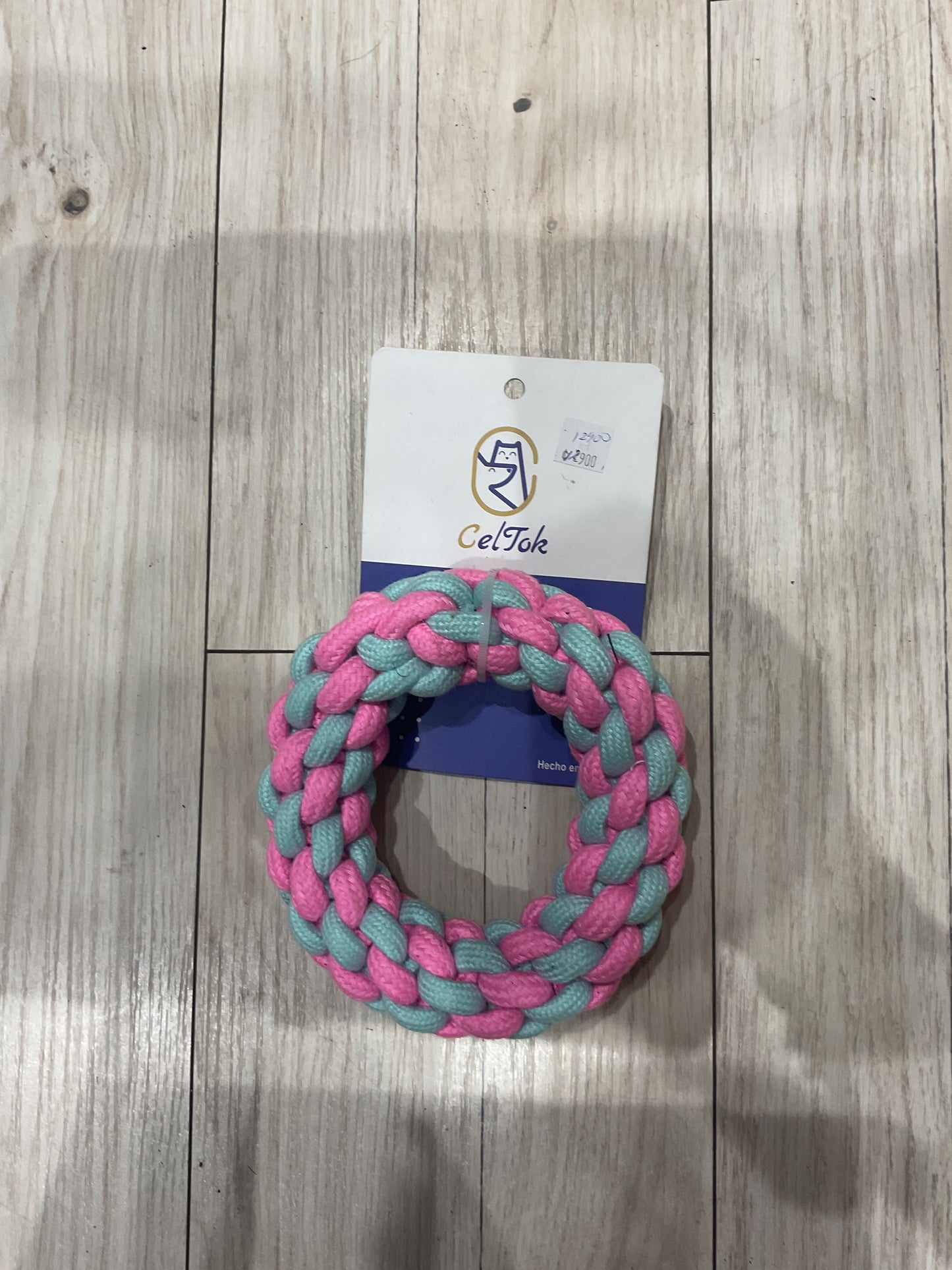 Juguete en forma de dona multicolor